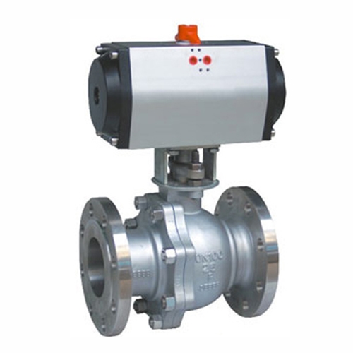 Q641F气动法兰球阀