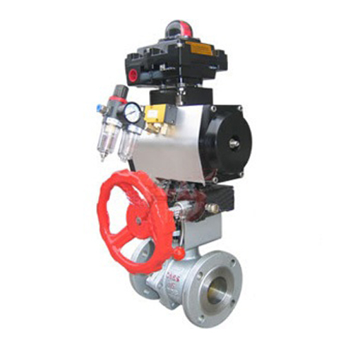 高乔气动O型切断球阀