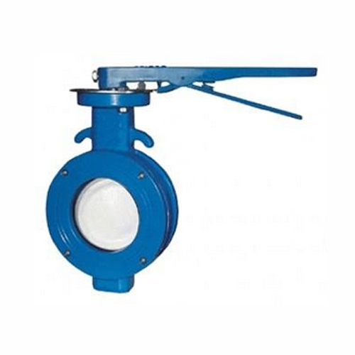 D72X手动对夹式软密封蝶阀  